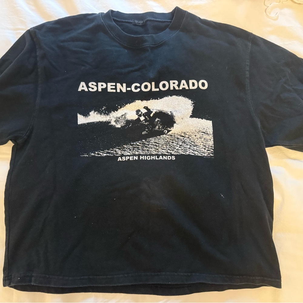 Aspen Highlands Black T-Shirt